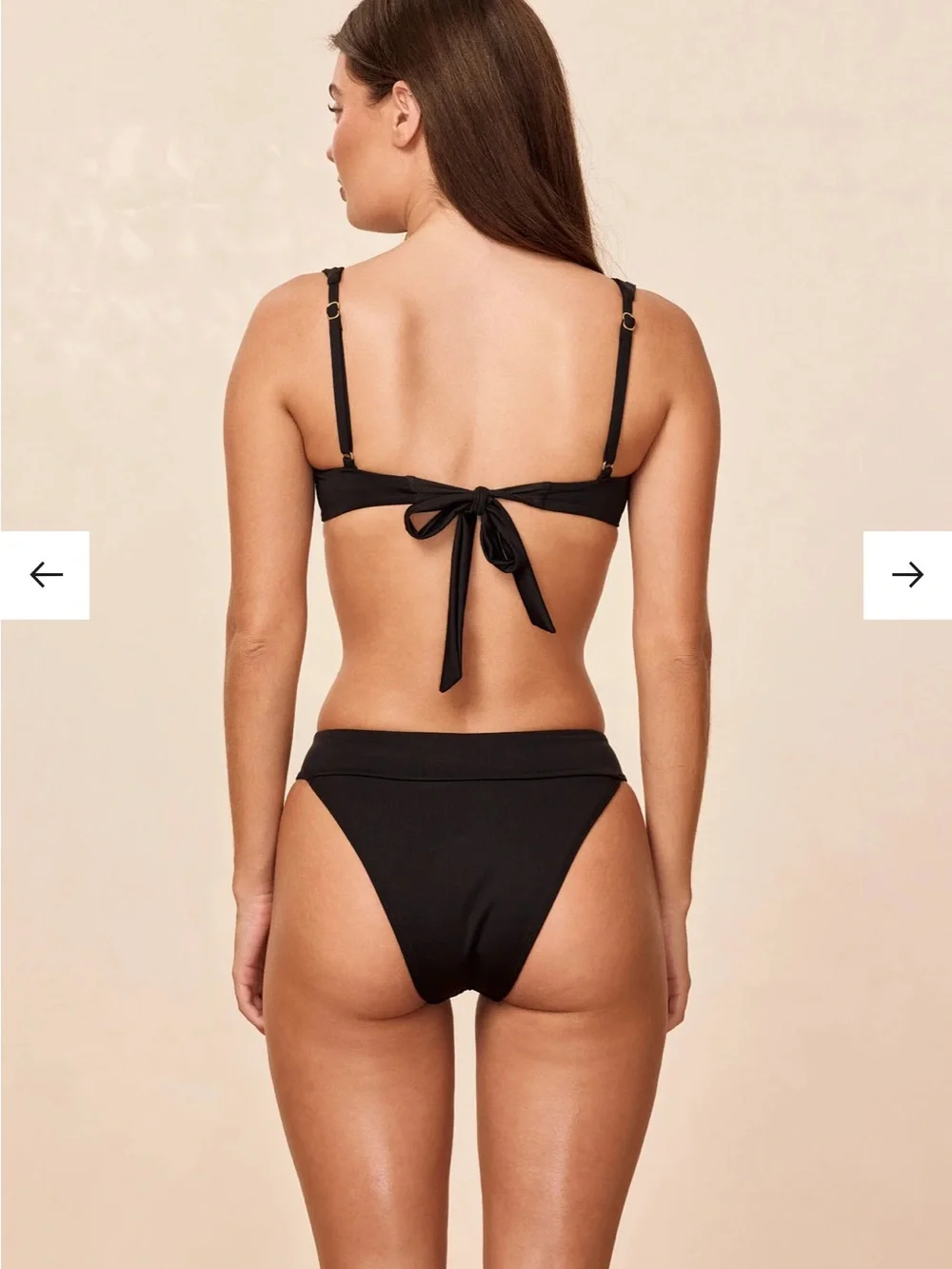 Monday Swimwear Cala Roja Bikini Top - Black